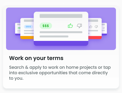 Work on your terms